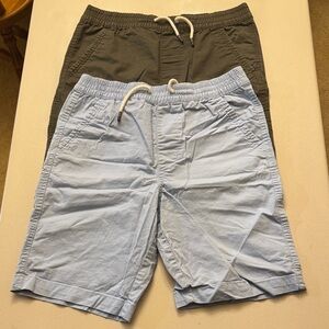 Stylish Kids Shorts in Light Blue and Charcoal